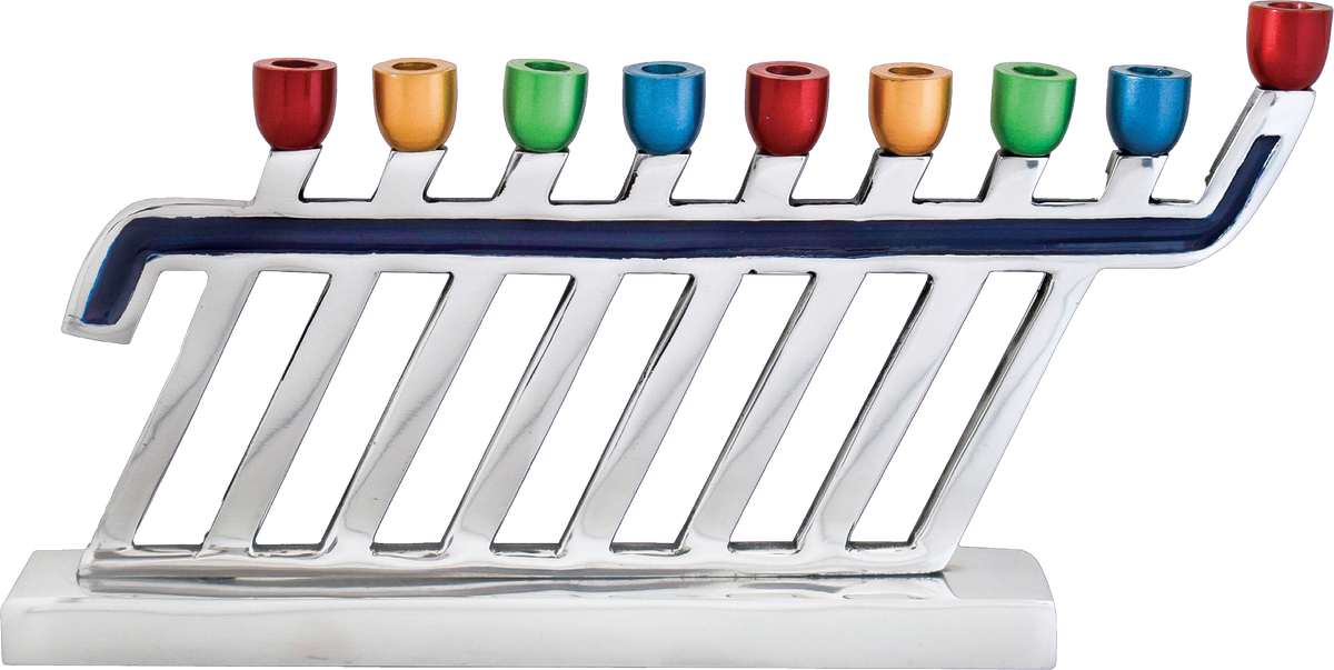 Aluminum Menorah Gliding Glissando