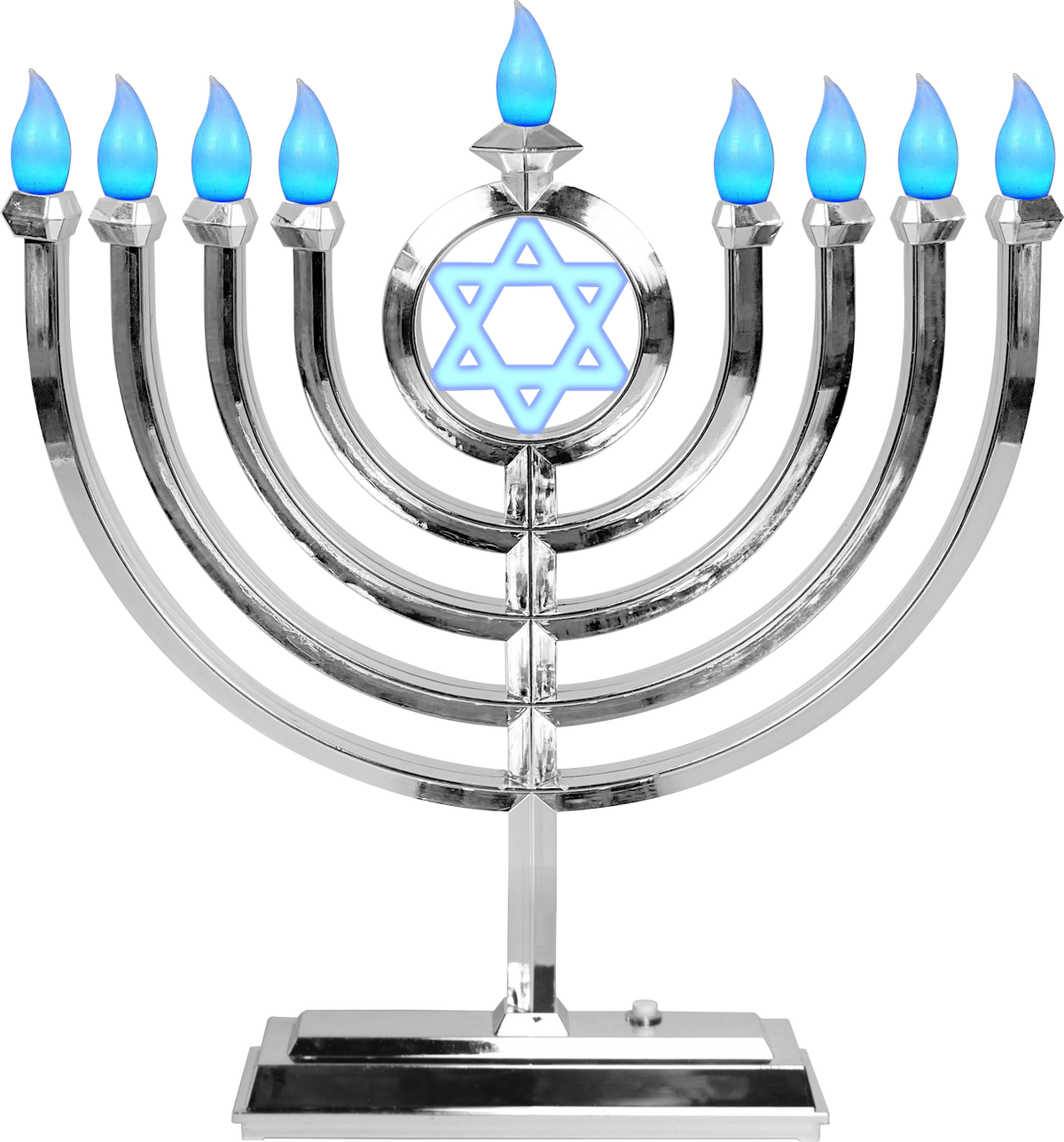LED menorah Classic - Silver