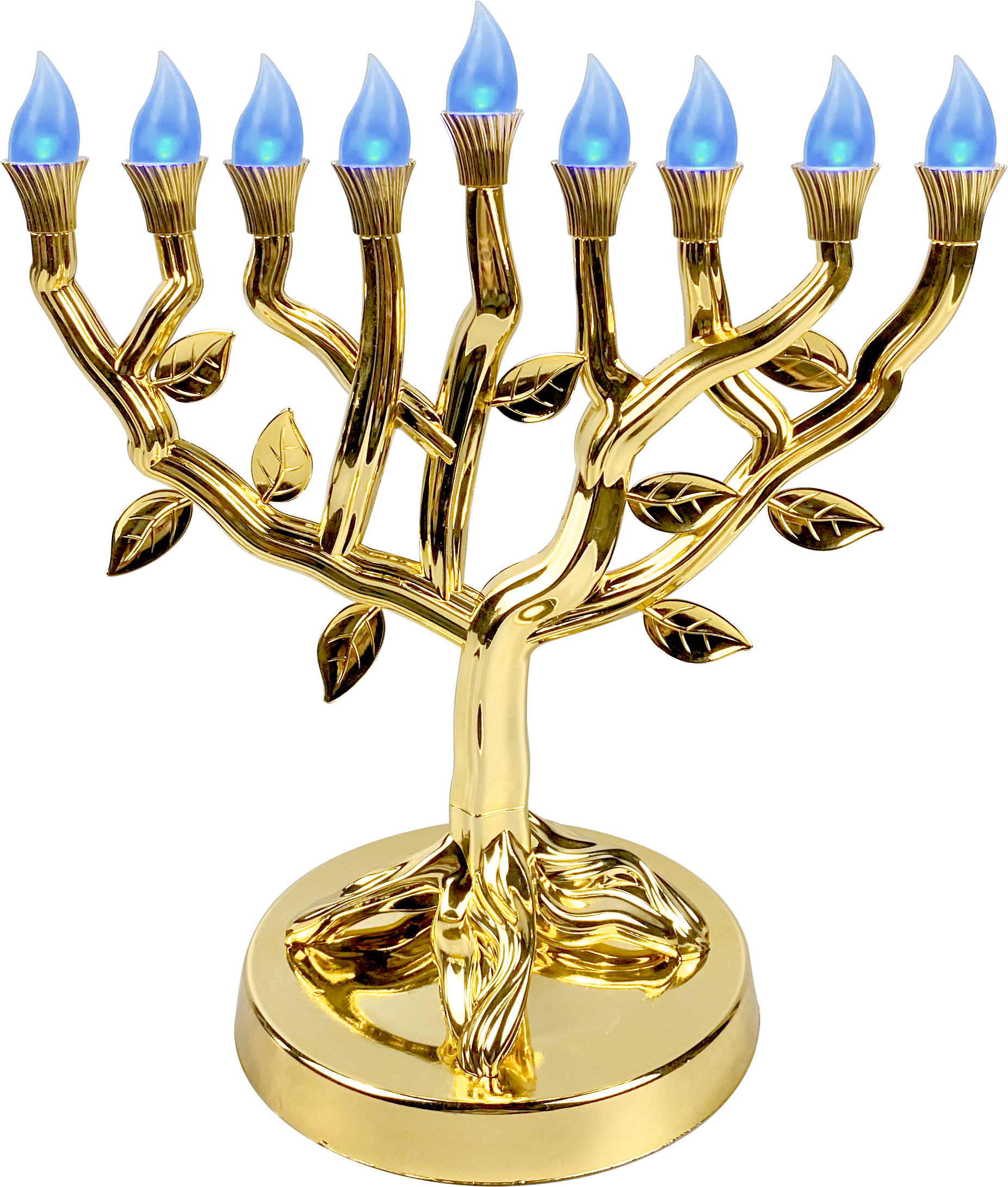 LED menorah Tree OF life - Gold