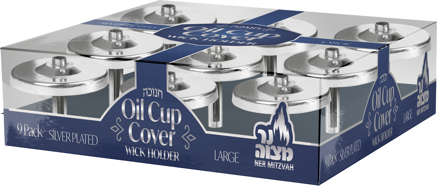 Silver Plated Oil Covers - Medium
