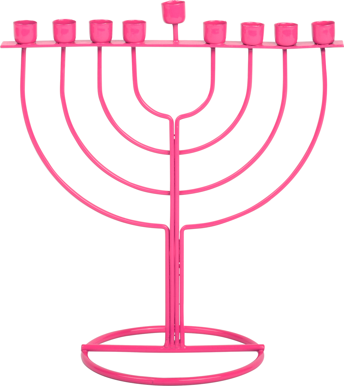 WireFrame Menorah - Pink