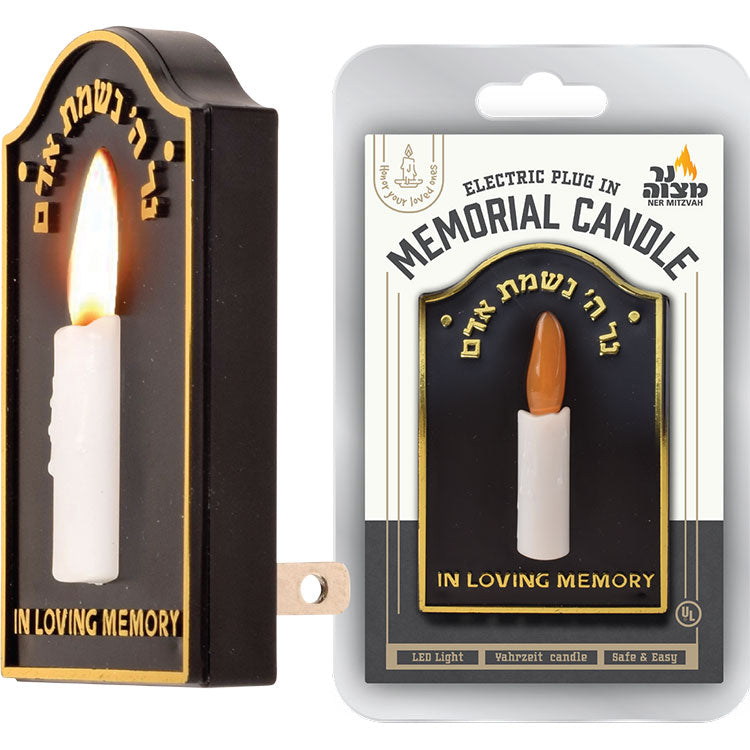 LED Plug In Memorial Candle