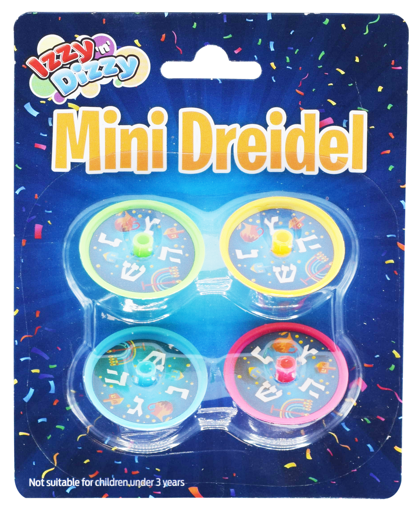 Mini Plastic Fun Dreidels