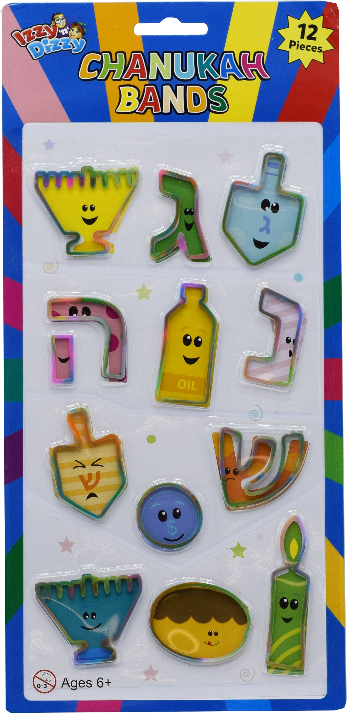 Chanukah Shapped Bands