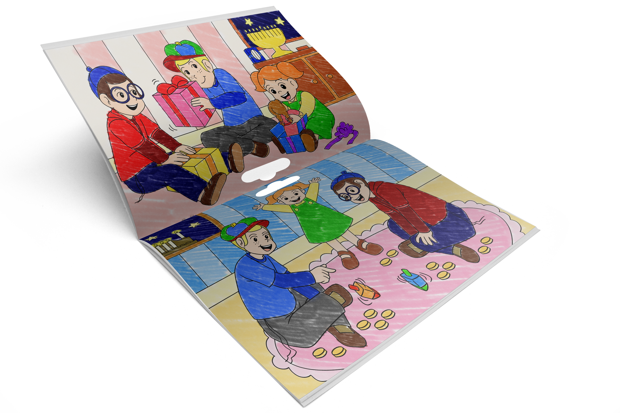 Jumbo Chanukah Coloring Book