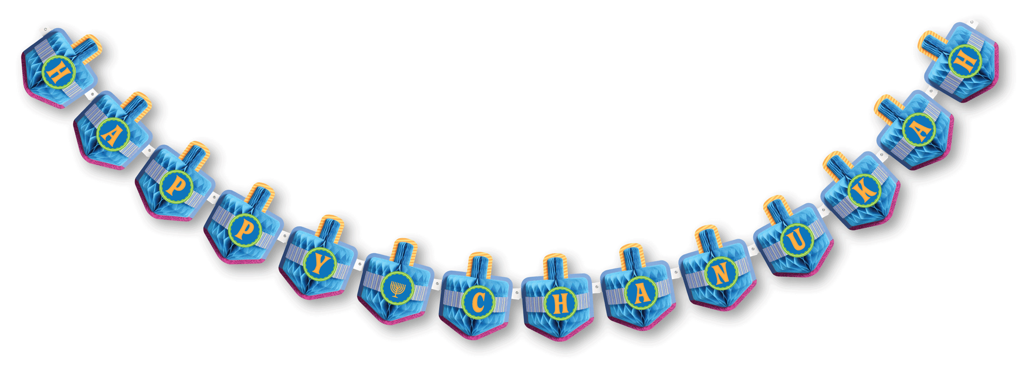 Happy Chanukah Banner - HoneyComb