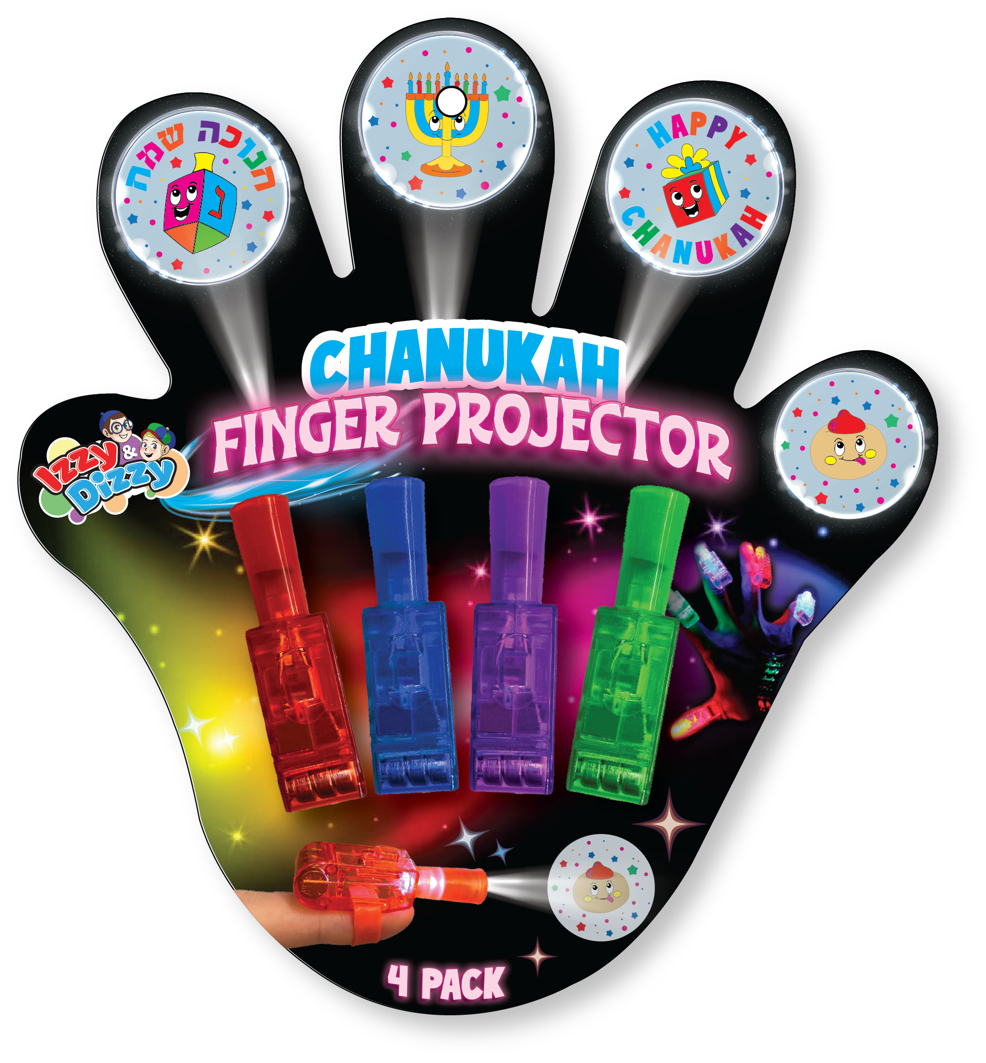 Chanukah Finger Light Projector
