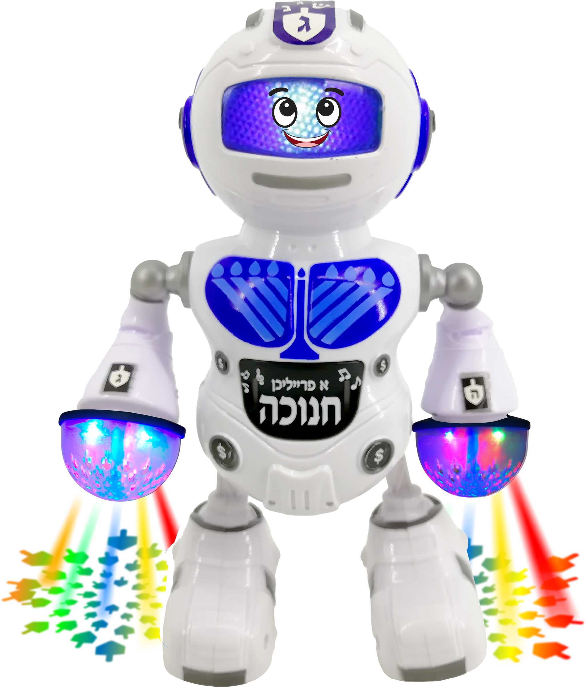 Chanukah Mentch Dancing Robot - Yiddish