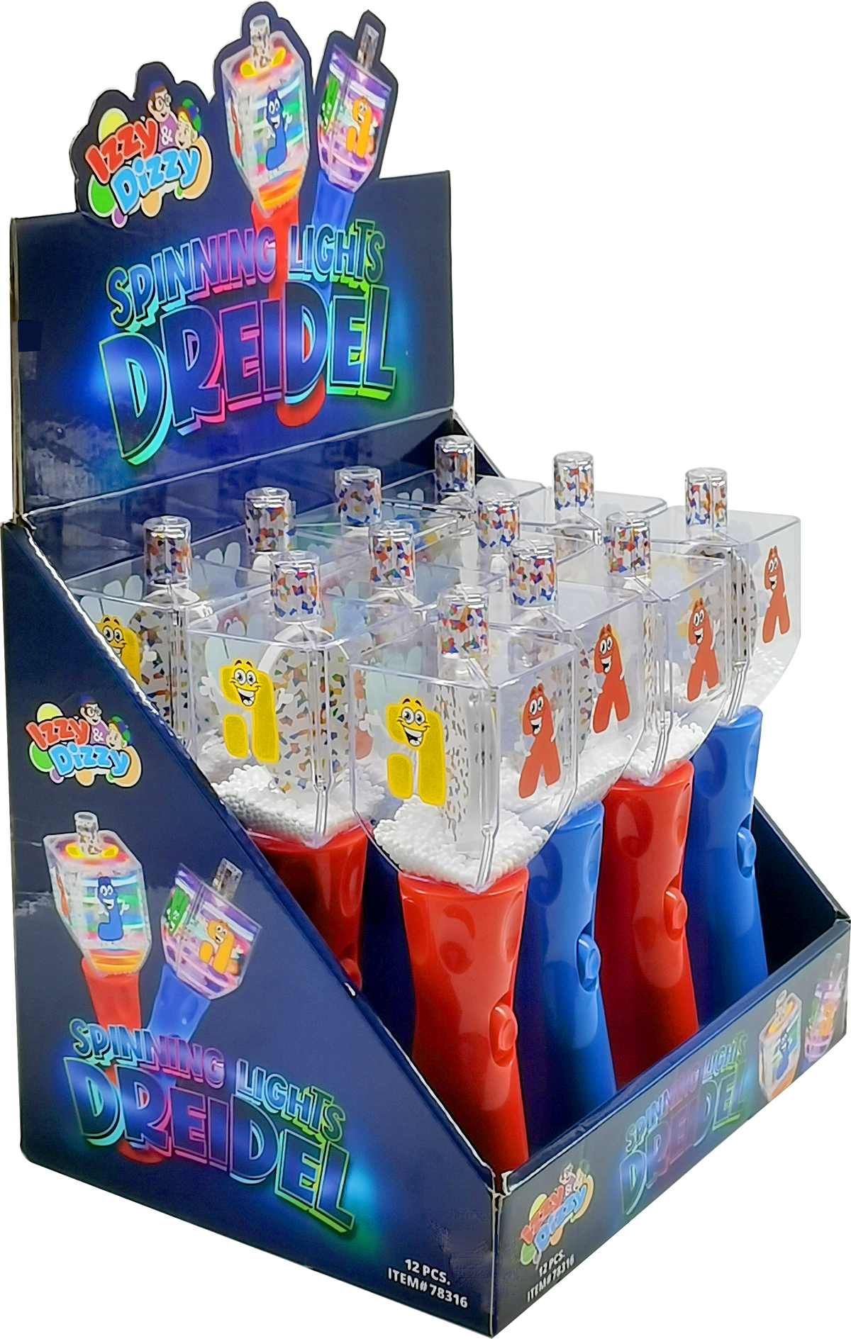 Spinning Lights Dreidel