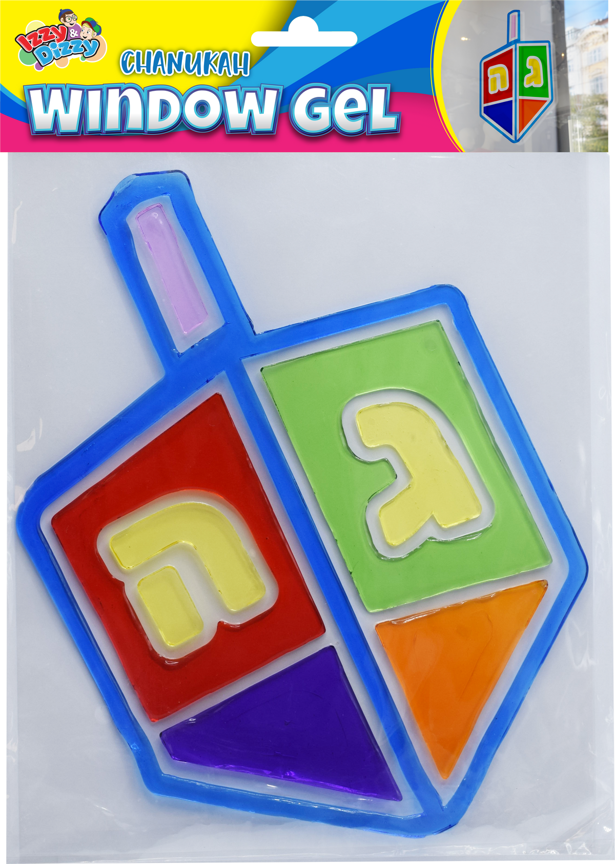 Dreidel Window Gel